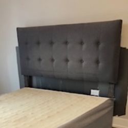 Queen Grey Headboard (Bed Head Board)