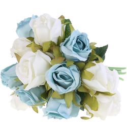 Blue Wedding, Birthday Or House Decoration Flowers 