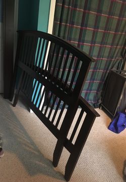 Queen size wood bed frame