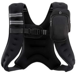 ZELUS Weighted Vest, 12lb - Black 