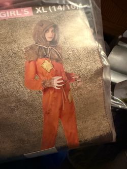 Box of Halloween costumes