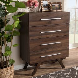 Midcentury Modern Dresser Chest 31.5'' W 6 - Drawer clothes Dresser Wood - EASY pickup