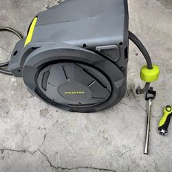 PhlexPro 115 Ft Retractable Wall Mounted 5/8" Hose Reel 
