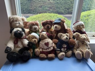Vintage Boyds Bears Collector Lot of 10 w/ BONUS Ty Beanie Babies