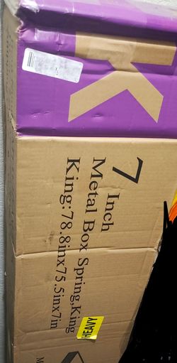 Metal King box spring