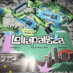 Lollapalooza 4-Day GA Tickets! 