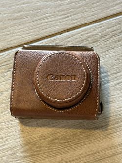 Rieibi G7 X G7X II G7X III Case, Vintage Leather Camera Case for Canon PowerShot G7X / G7X Mark II / G7X Mark III DSLR Camera, Protective Case with St