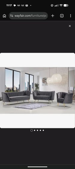 Tiberius-3-piece living room set NEW