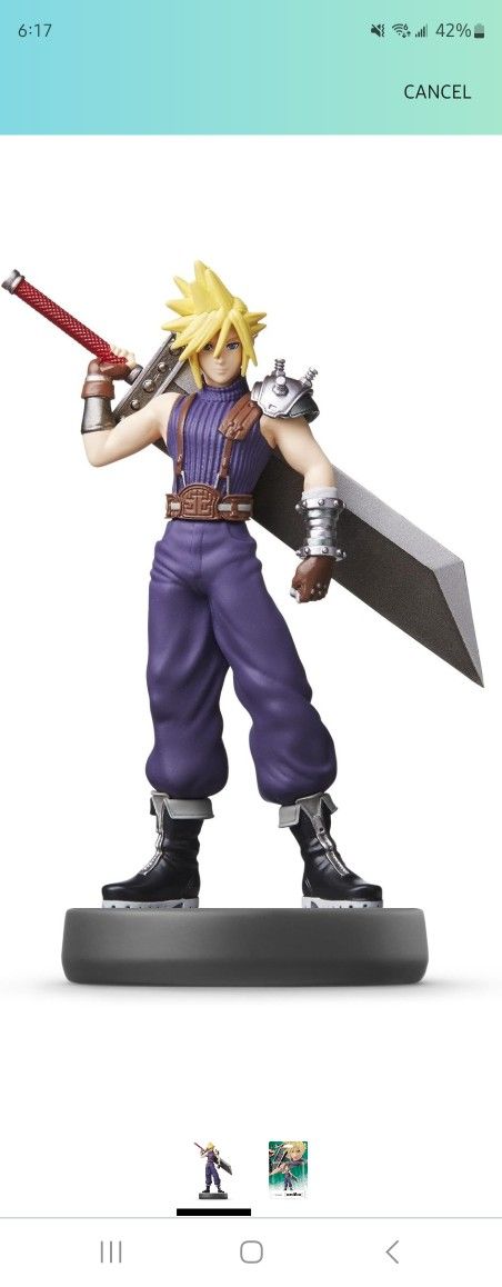 Cloud Strife Amiibo