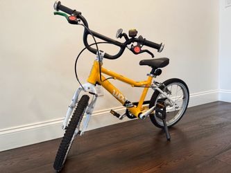 Woom 3 16” Kids Bike – Yellow - Lightweight Premium Bicycle – $250