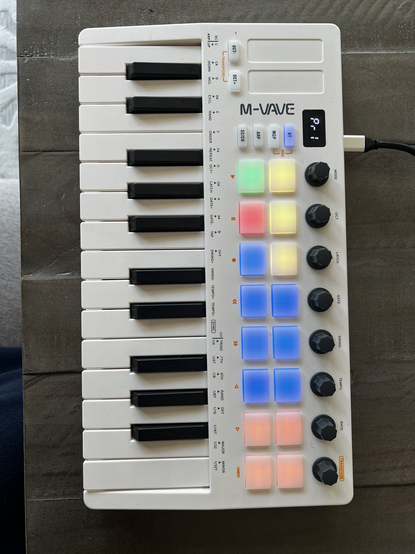 MVAVE SMK 25ii Wireless MIDI Controller