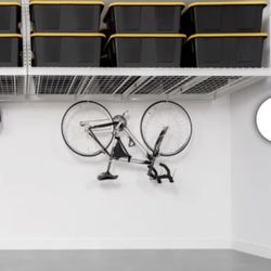 SafeRacks Super Duty 4 ft x 8 ft Overhead Garage Storage Rack and Accessories Kit 1 Unit