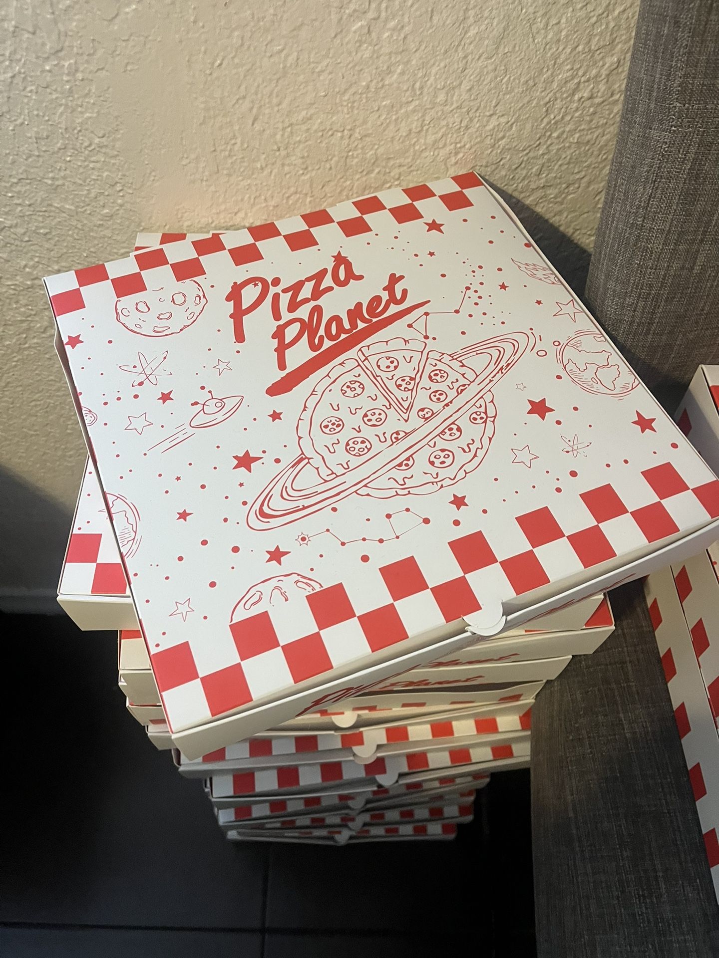 Pizza Boxes - Pizza planet Theme