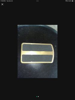 LOOk! Harley Brass foot brake lever pad