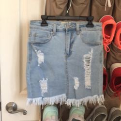 Mini Denim Skirt 