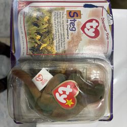 TY STEG The Stegosaurus  Mc Donalds Beanie Baby RARE RETIRED DINOSAUR