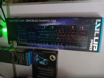 Led Mouse , Pad And Keyboard 
