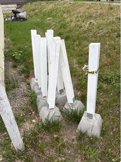 Free 9 posts on pier pads