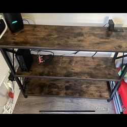 Side table-built in usb ports