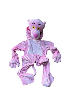 Kids Vtg Pink Panther Full Body Costume size medium