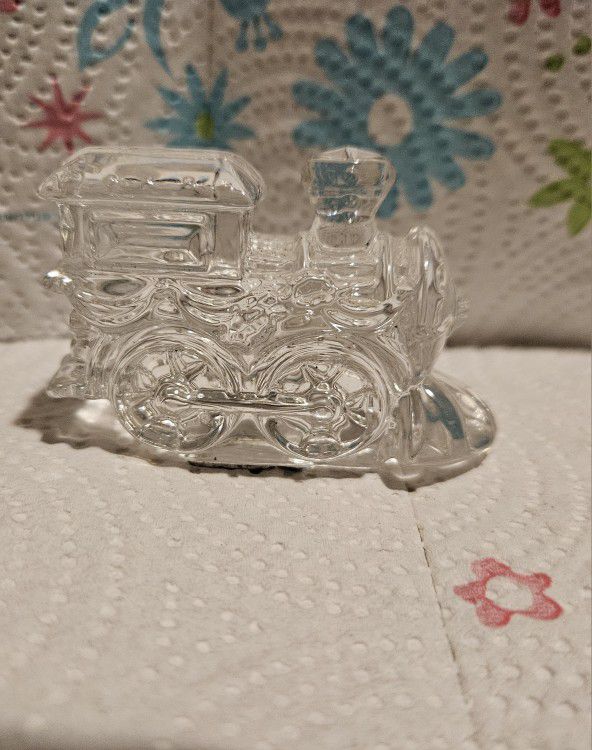 VTG WATERFORD  CRYSTAL TRAIN ENGINE  MADE  IN  GERMANY  