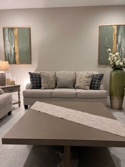 Modern Farmhouse 3-Seater Sofa – Comfort Meets Timeless Elegance