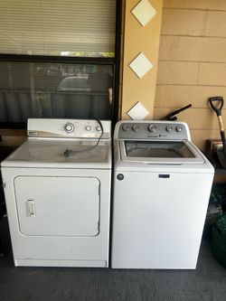 Maytag washer and dryer