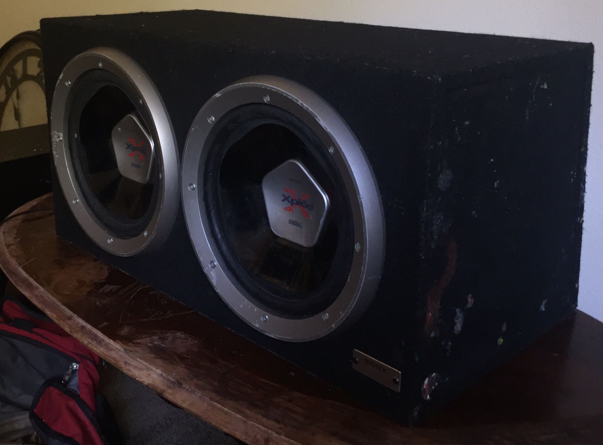 Sony high power bass reflex best sale subwoofer system