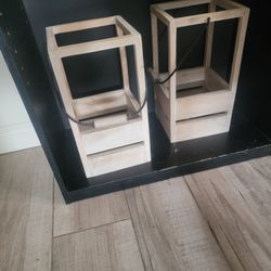 Decorative Speaker Or Candle Holders 