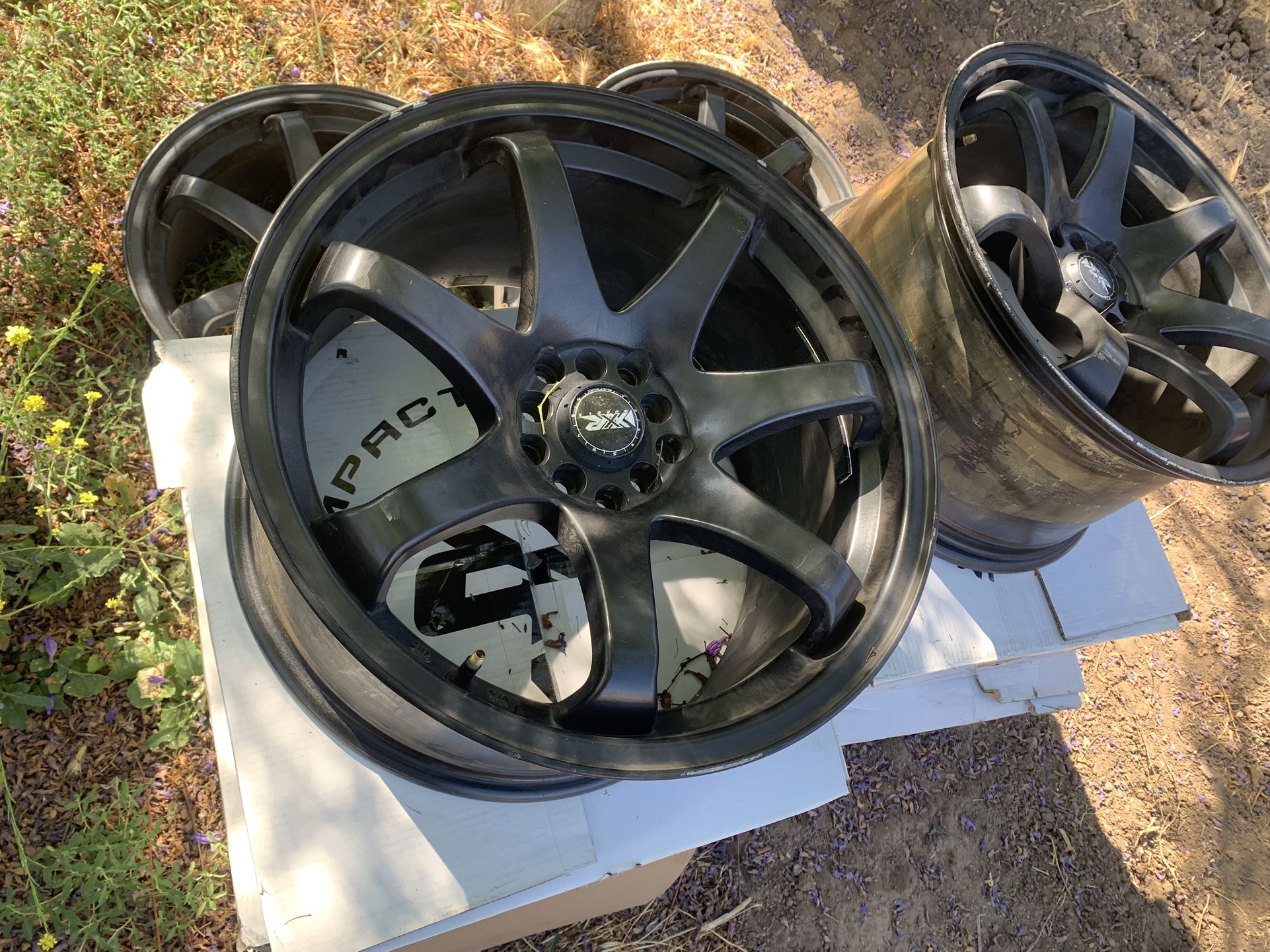 Xxr 551 18’ rim set (4) 18inch xxr racing rims 5x100 & 5x114.3