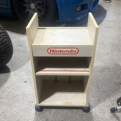 Vintage Nintendo Game Console Cabinet