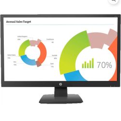 HP V273a - LED monitor - 27" - 1920 x 1080 Full HD (1080p) @ 60 Hz - TN - 300 cd/ - 1000:1 - 2 ms - HDMI, VGA - speakers - black