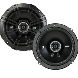 Kicker  43DSC6504
DS Series 6.5" 240W Peak Power Handling 4 Ohm, 2-Way Coaxial Car Speakers (pair)