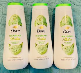 Dove Pistachio Gelato Body Wash Bundle