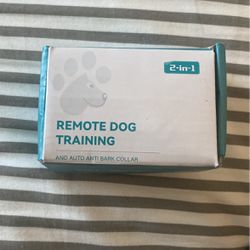 Remote Dog Training And Auto Anti Bark Collar 