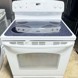 White Electric Stove 