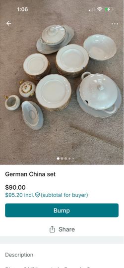 German China Dinnerware Set