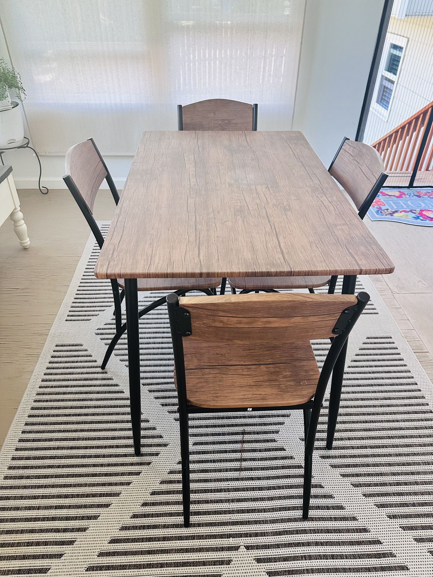 Table And Four Chairs 
