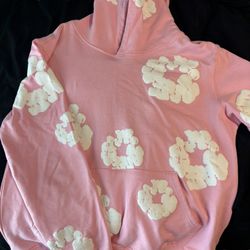 Denim Tears Pink Hoodie 