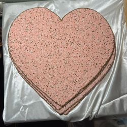 Beaded Chargers Heart Shape (5)
