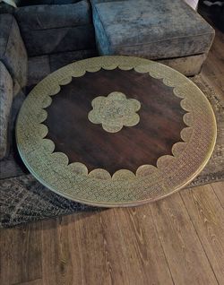 Anthropologie Embossed coffee table