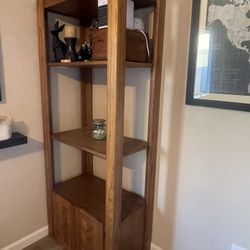 Shelf With Cabinet 