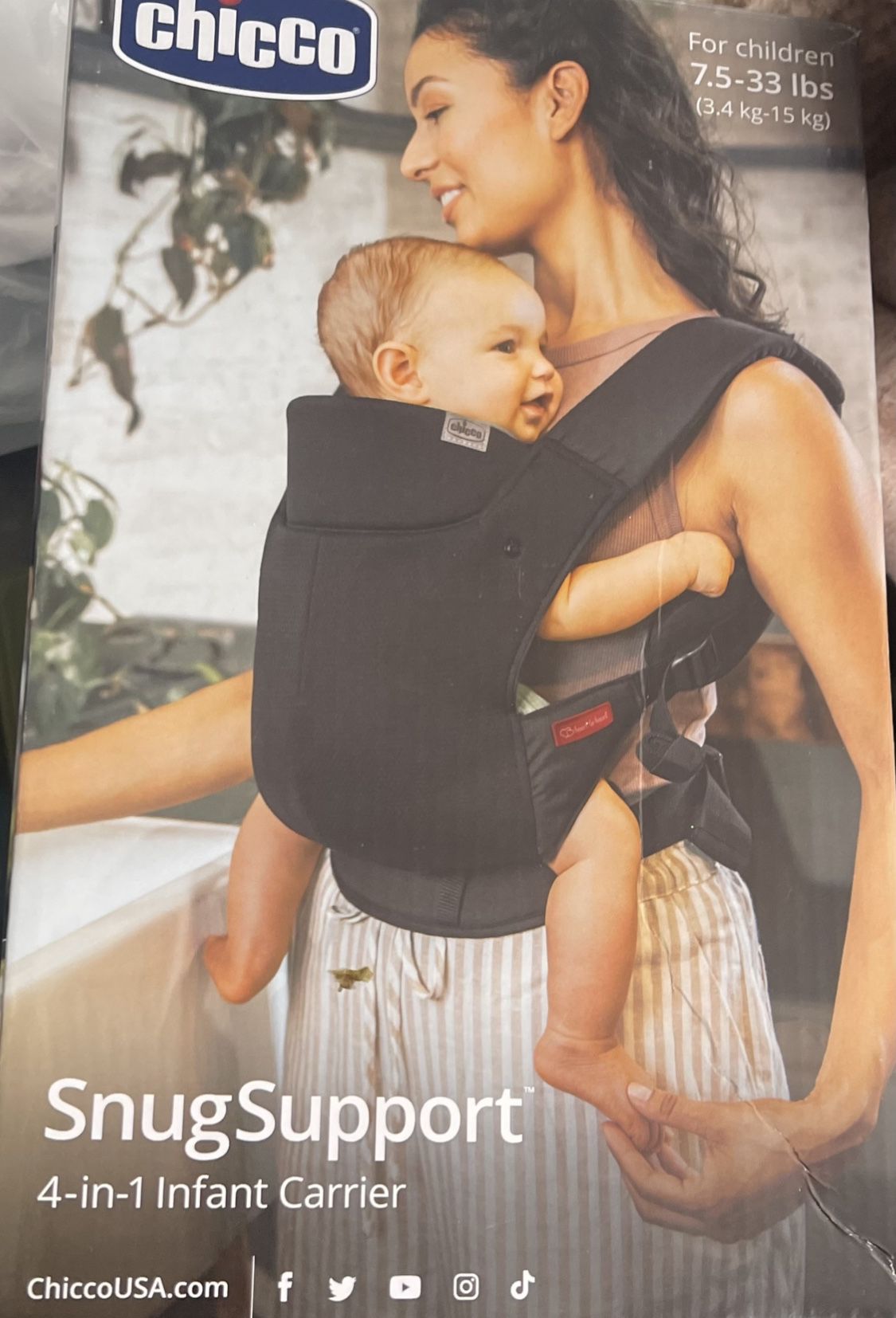 BRAND NEW CHICCO SNUGSUPPORT INFANT BABY CARRIER