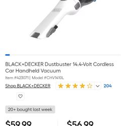 NIB Black + Decker Dustbuster Vacuum