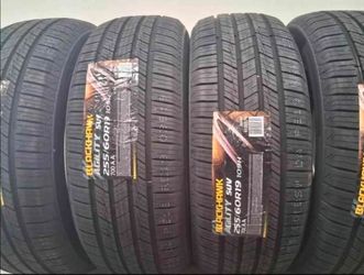 ( 4 TIRES  ) 255/60R19 BLACKHAWK