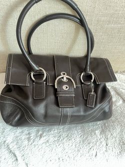 Vintage Coach leather bag