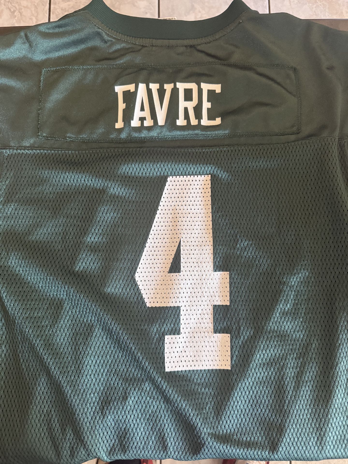 Brett Farve Jets NFL Green Jersey Kids XL