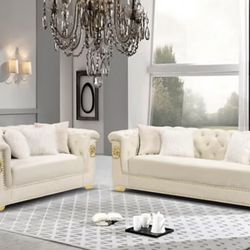 Se Vende Sofa Y Loveseat Totalmente Nuevo En Caja 