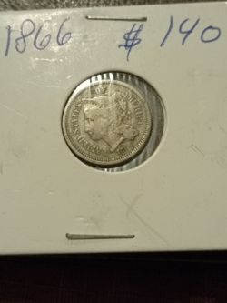 1866 3 cent
