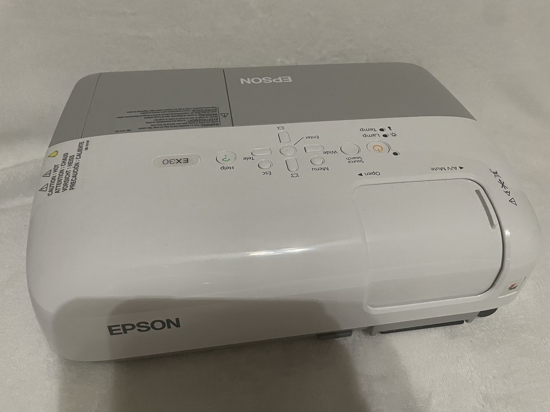 Epson LCD Projector Model H283A